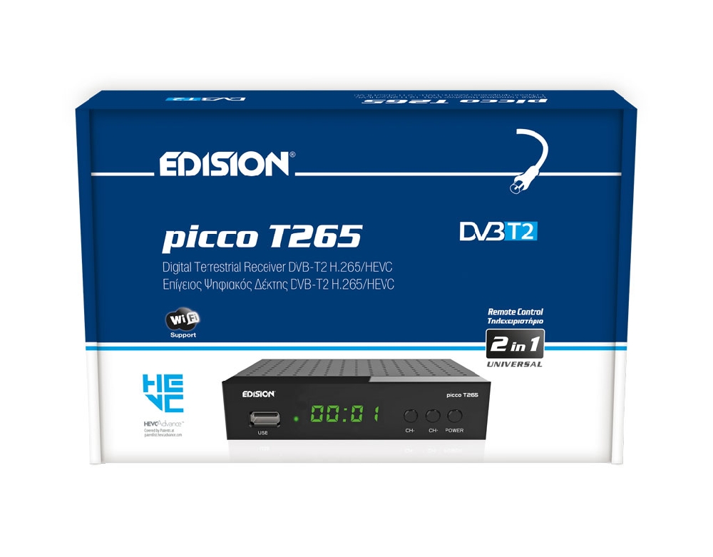 Ψηφιακός Δέκτης Edision Picco T265